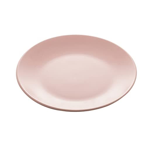 Prato para Sobremesa de Cerâmica Cronus Rosa 20,5cm