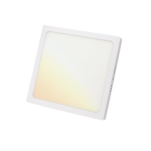 Plafon LED Quadrado Smart 18W com Geolocalização