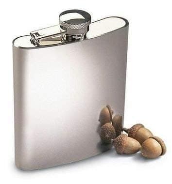 Cantil Porta Bebida de Bolso 230ml Inox