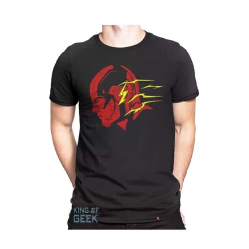 Camiseta The Flash Geek Preta - Tamanho M