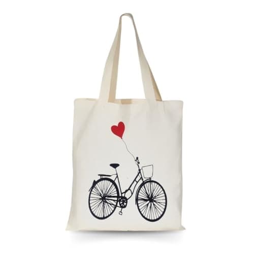 Bolsa Sacola Ecobag Algodão Cru Estampada Bike