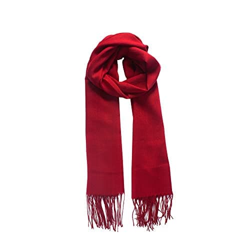 Cachecol Echarpe Lenço Pashmina Manta Xale Lisa Vermelho