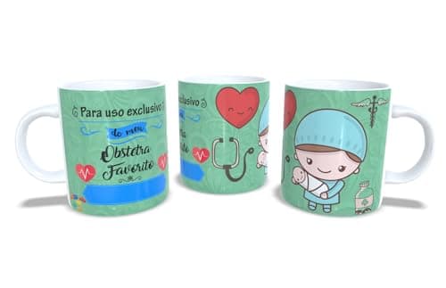 Canecas de Porcelana Personalizadas Obstetra