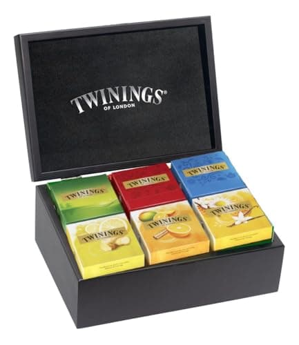 Kit Caixa de Madeira com 60 Saches de Chás Twinings