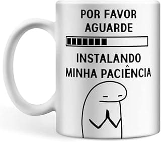 Caneca Porcelana Instalando Minha Paciência 300ml