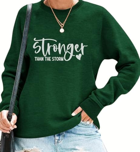 Camiseta Stronger Than The Storm Inspiradora