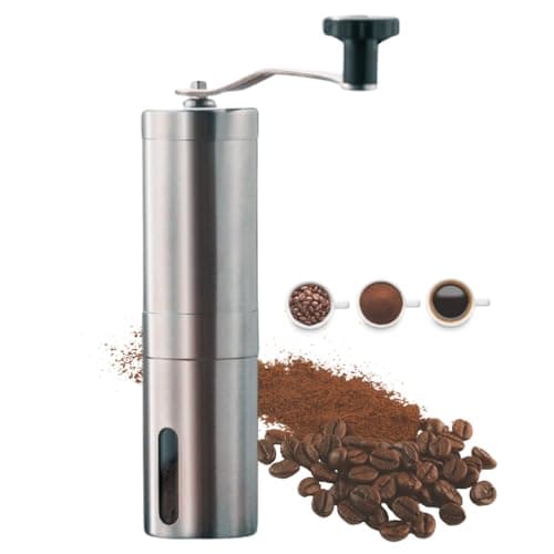 Moedor de Café Manual Portátil em Inox