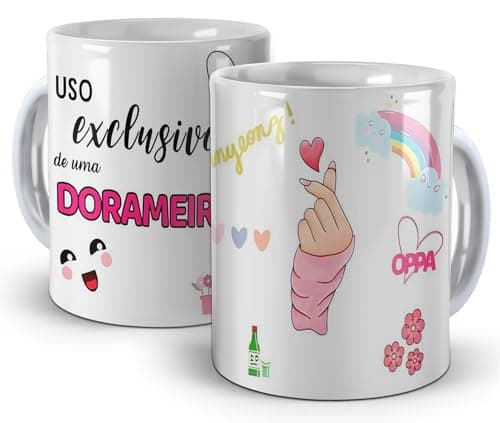 Caneca Branca Dorama - Uso Exclusivo da Melhor Dorameira