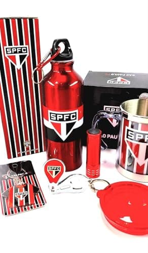 Kit Presente São Paulo Futebol Caneca Squeeze