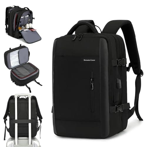 Mochila de Viagem Expansível com USB Romance Crown