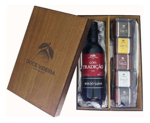 Caixa Vinho Chocolates Presente Finos Corporativo