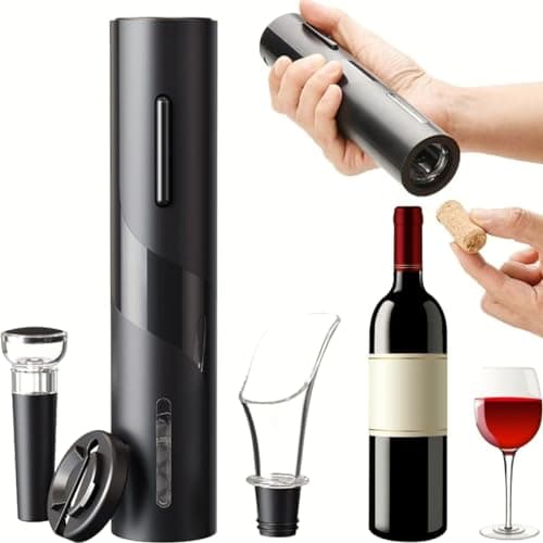 Kit Abridor de Vinho Elétrico Com Acessórios