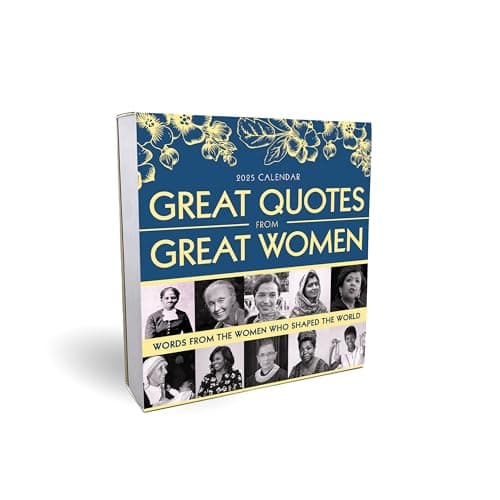 2025 Great Quotes from Great Women Boxed Calendar