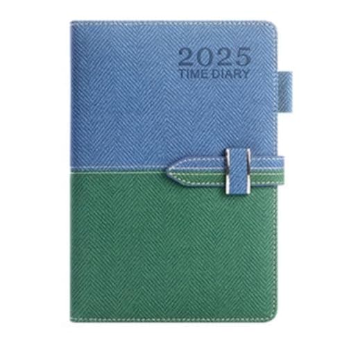 Agenda de Tempo 2025 - Capa Rosa e Azul