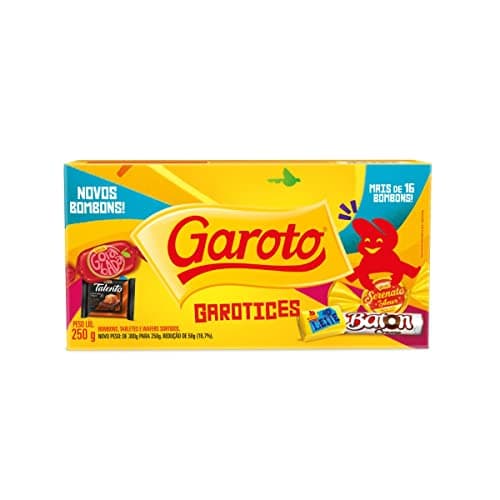 Bombom Sortidos Garoto 250g Caixa