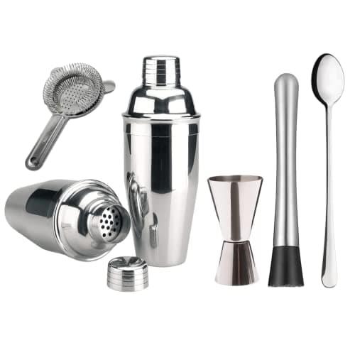 Kit Caipirinha Profissional Coqueteleira 500ml Inox