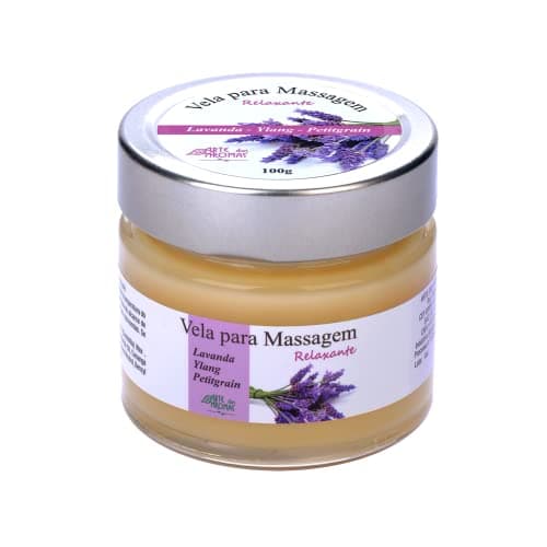 Vela Massagem Relaxante Natural Vegano 100g