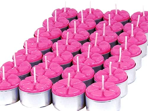 12 Velas Aromáticas Rechaud Luxo Rosas