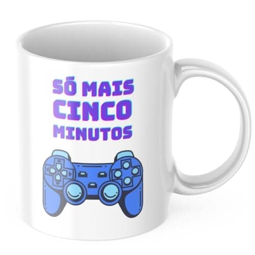 Caneca Xicara Gamer em Porcelana Personalizada