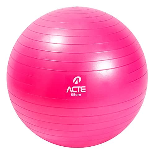 Bola Suiça Pilates Yoga Gym Ball, Rosa Acte