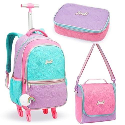 Kit Escolar para Meninas - Mochila, Estojo e Lancheira