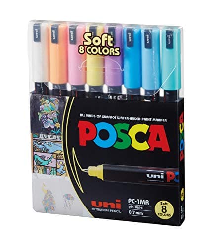 Marcador Uni Posca Soft Colors PC-1MR