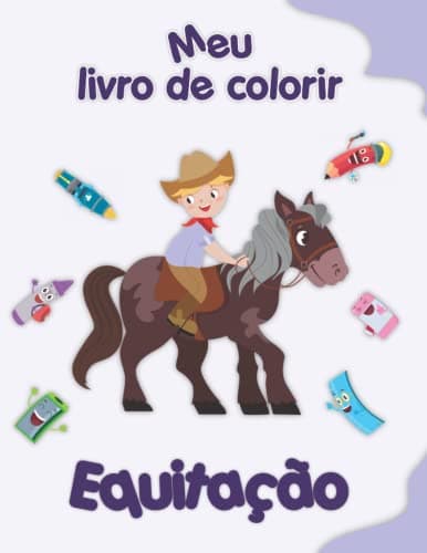 Meu Livro de Colorir sobre Equitação