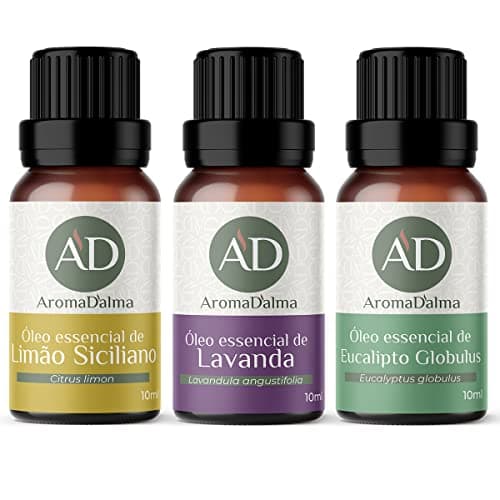 Kit Básico de Aromaterapia c/ Óleos Essenciais