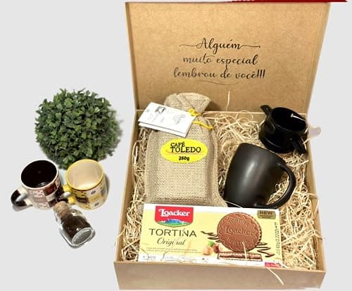 Cesta de Presente Café Gourmet Kit Café