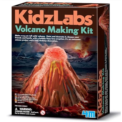 Kit Construa Seu Vulcão Kidz Labs, 4M