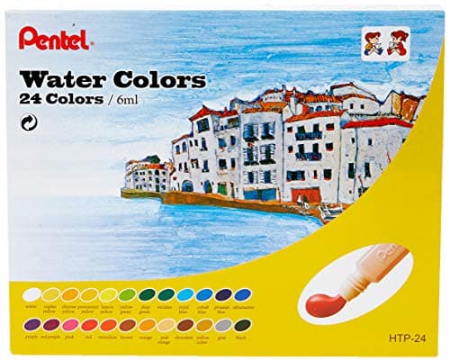 Aquarela HTP à Base d'Água 24 Cores Pentel