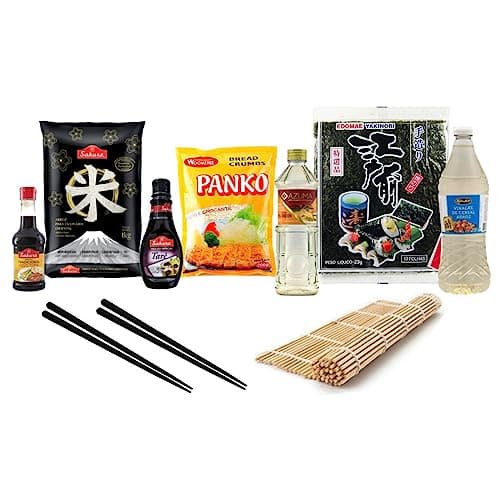 Kit Sushi Premium Hachi8, 9 Itens Com Alga Nori