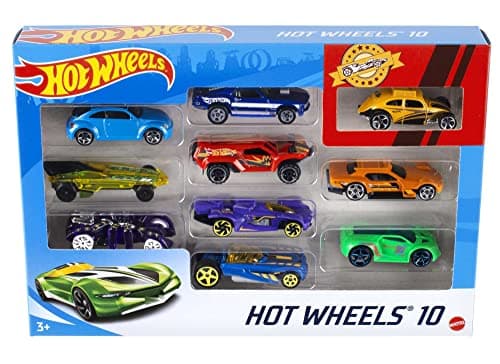 Pacote Hot Wheels 10 Carros Sortidos Mattel