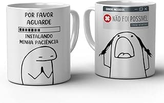 Caneca Flork Meme Instalando Minha Paciência