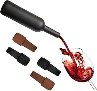 Kit Tampa Rolha Silicone Para Vinho 4 Unidades - JETBUY