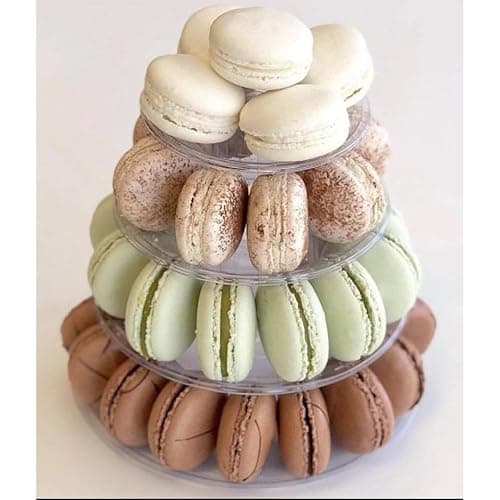 Torre para Macarons 4 Pisos Transparente