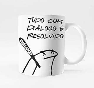 Caneca Meme Flork Diálogo