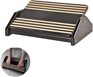 Apoio Ergonômico para Os Pés, MDF Natural - Black Piano