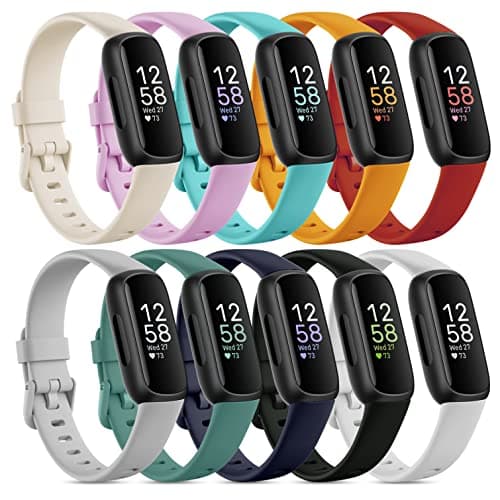 Pacote com 10 Pulseiras para Fitbit Inspire 3