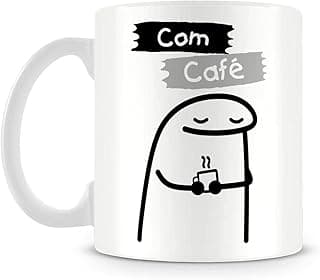 Caneca Personalizada Meme Flork Com Café Sem Café