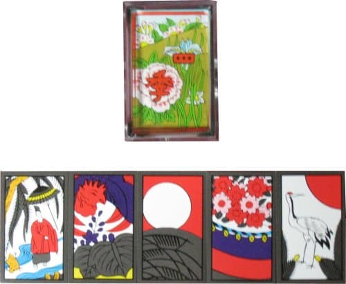 Jogo de Cartas Hanafuda Four Seasons Preto