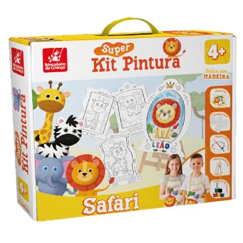 Super Kit de Pintura Infantil - Brincadeira de Criança