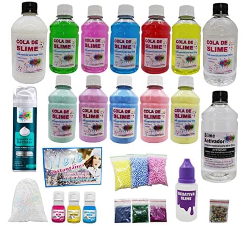 Kit Completo Para Fazer Slime