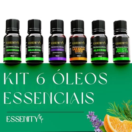 Kit Aromaterapia Completo 6 Óleos Essenciais ESSENITY