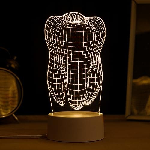 Luminária LED 3D Dentista PopLumos