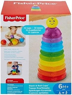 Potinhos Empilhar e Rolar Fisher Price