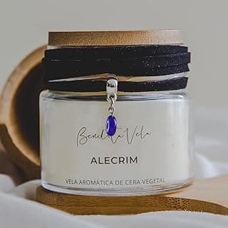 Vela Vegetal Aroma Alecrim Vidro Og - Bendita Vela