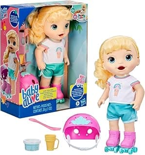 Boneca Baby Alive Bebê com Patins 30 cm - Hasbro