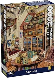 Quebra-cabeça 2000 Peças A Livraria - Grow