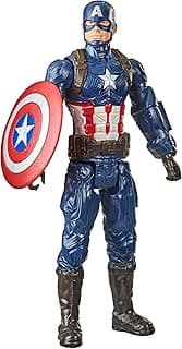 Boneco Avengers Capitão América Azul e Vermelho